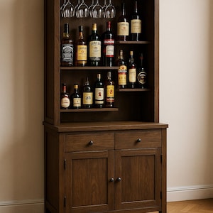 Roysmart Portabicchieri da Vino, 2 Pezzi Portabicchieri Sospeso Porta Bicchieri Da Mensola, Porta Calici Sotto Armadio, Porta Bicchieri Organizer per Casa e Bar