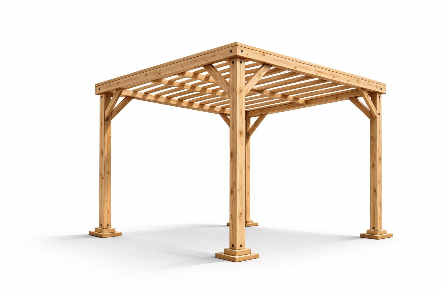 Pergola nordique en bois