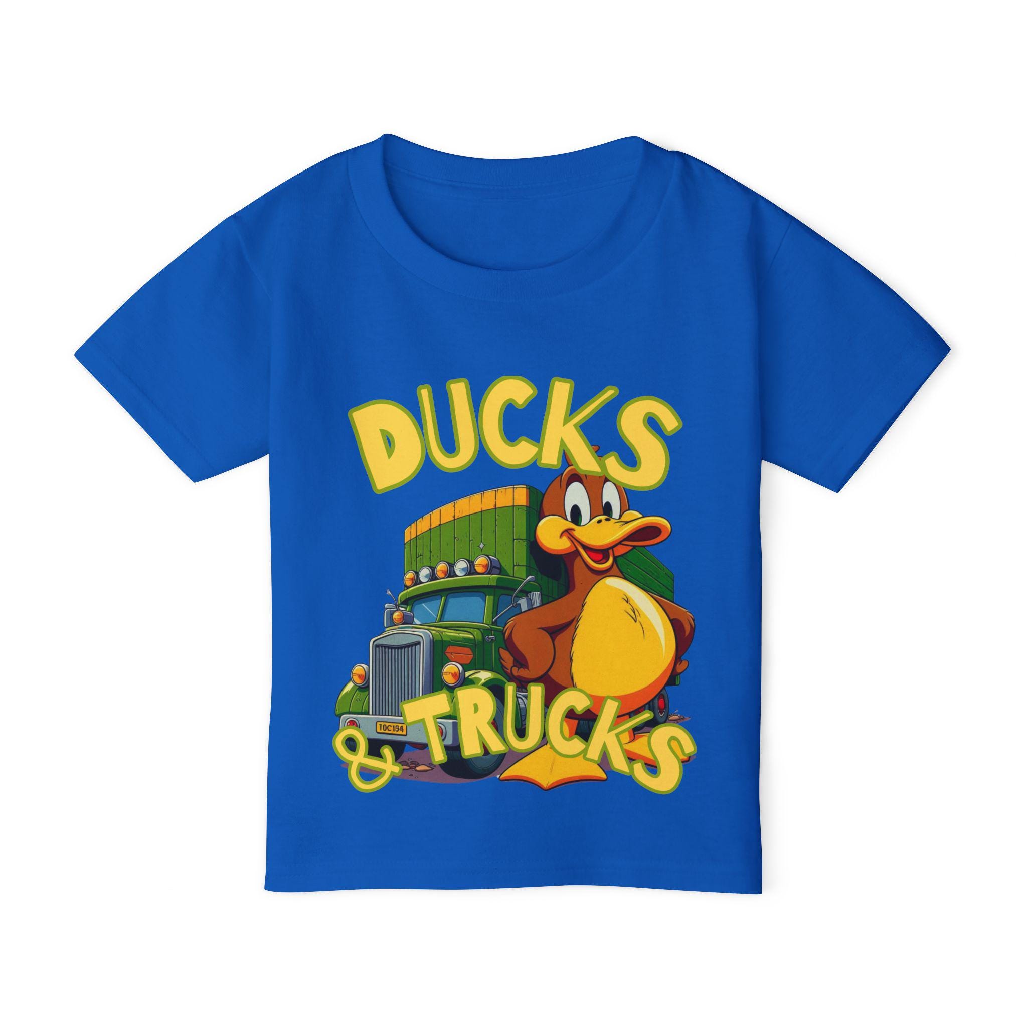Ducks & Trucks Toddler T-Shirt - Cute Animal Tee for Kids, Adventure Shirt, Birthday Gift, Toddler Outfit, Playtime Apparel