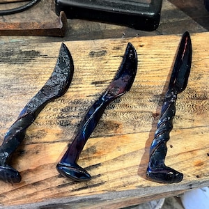 Hand Forged Rail Spike Knife