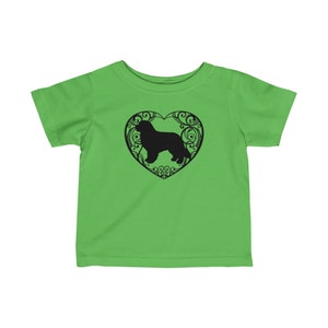 Bernese Mt. Dog Infant Fine Jersey Tee zdjęcie 2