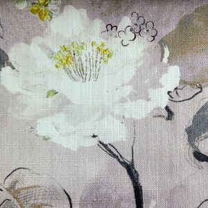 Custom Curtains Valance Roman Shade in Pink Modern Floral Luxury  Pattern Fabric