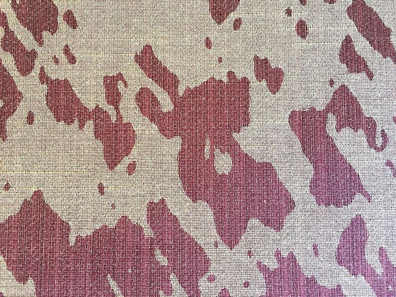 Custom Curtains Valance Roman Shade Shower Curtains in Rust Abstract Pattern Fabric