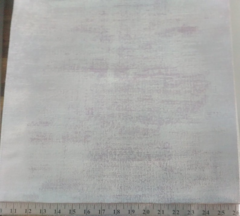 Custom Curtains Valance Roman Shade in Ivory Light Gray Lilac in Texture Solid Pattern Fabric