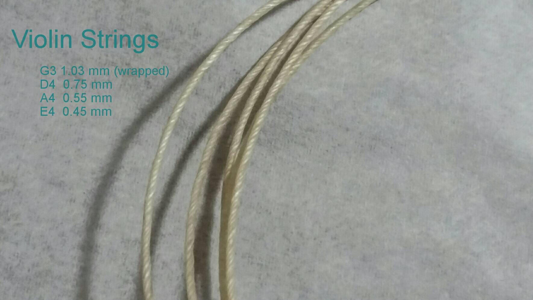 Violin Strings, Real Silk™