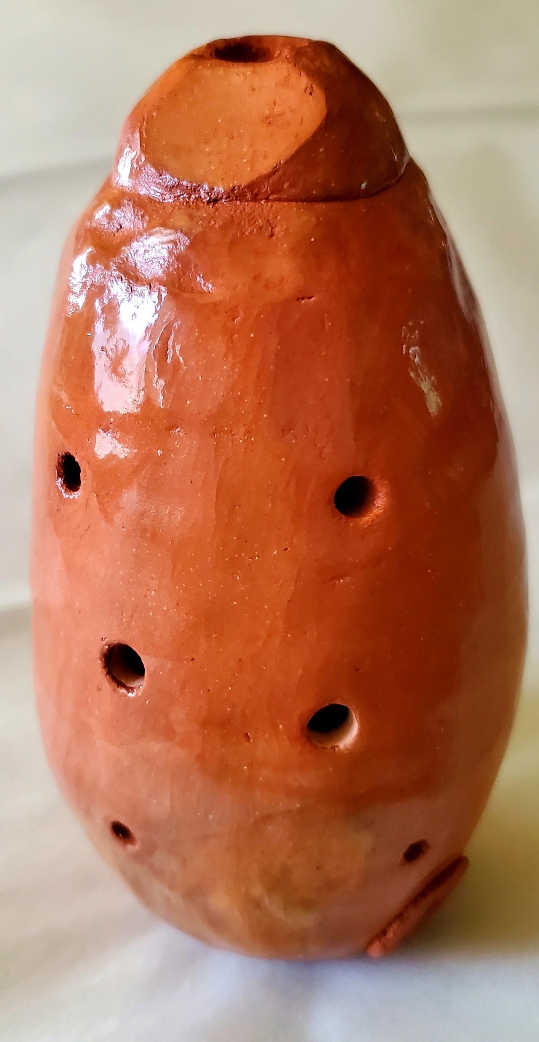 Xun, a Unique, Ancient Musical Wind Instrument in Red Clay - Etsy
