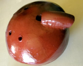 Xun/Ocarina en Raku Rojo (Loza)