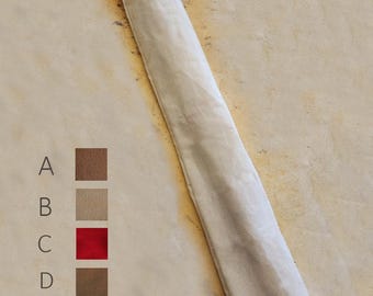 Bolso de flauta en muselina de algodón con opciones de color.