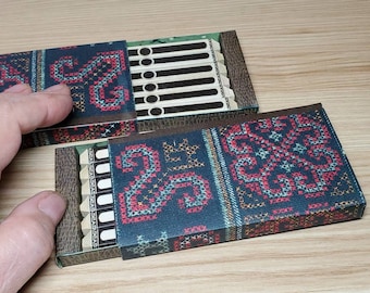 Yao Staves in Indonesian Fabric Design Box