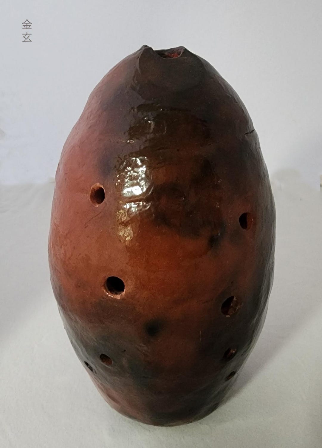 Xun, a Unique, Ancient Musical Wind Instrument in Red Clay - Etsy