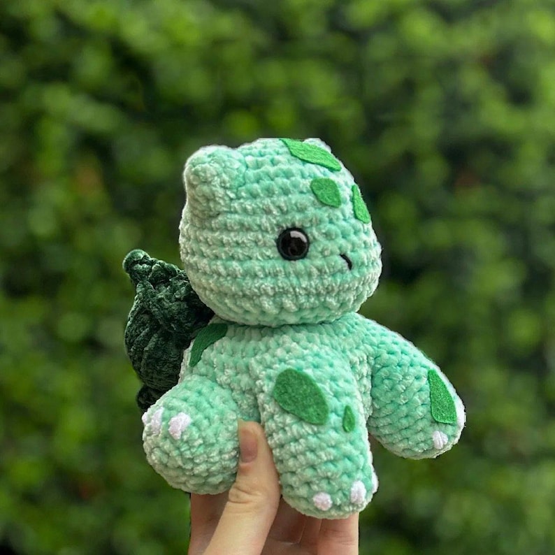 4in1 Pokémon-Inspired Amigurumi Crochet Pattern Bundle - PDF Digital Download - Pikachu, Charmander, Squirtle & Bulbasaur image 6