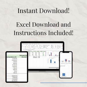 Puede incluir: Una captura de pantalla de una computadora que muestra una hoja de c&aacute;lculo de Excel con datos y gr&aacute;ficos. La hoja de c&aacute;lculo se titula "Salario estimado (Meses)" y muestra una columna para "Saldo restante (&euro;)". La hoja de c&aacute;lculo est&aacute; abierta en una computadora port&aacute;til, una tableta y un tel&eacute;fono inteligente.