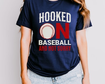 Hooked On Baseball T-Shirt, Women's Gameday Tee