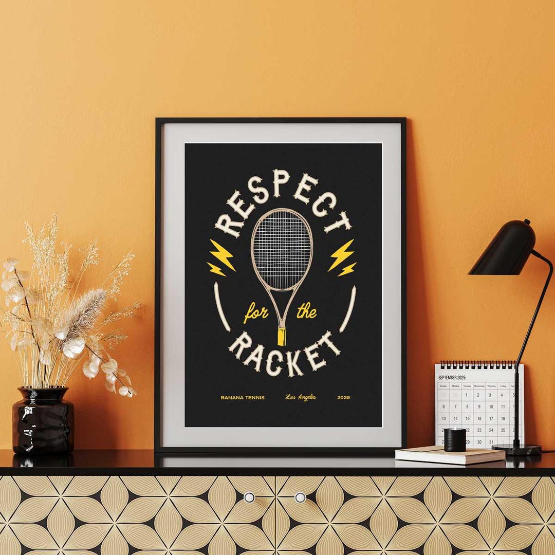 Head Racket Poster RESPECT for the RACKET · Matte Poster - Etsy