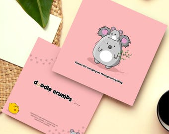 Kawaii Koala Valentines Card | Cards for her, Cards for him | Funny cute Valentine Card For Boyfriend card for girlfriend