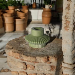 Handmade concrete candle holder decorative candle holder modern candlestick minimalist home decoration design object colorful craft gift