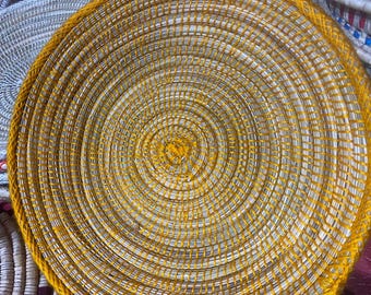 Panier africain berbère coloré, déco bohème pour maison ethnique