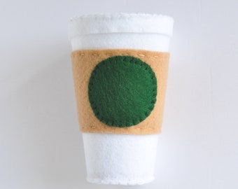 Felt Coffee, great for pretend play!