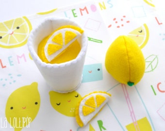 Felt Lemonade Play Set