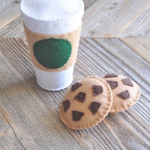 Felt Coffee, great for pretend play image 4