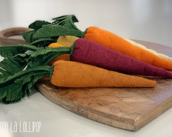 Felt Carrot Set