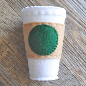 Felt Coffee, great for pretend play image 5