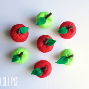 Felt Apples, set of 7 image 6