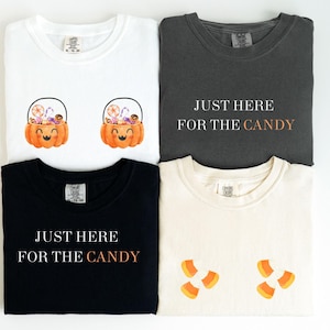 Couples Halloween Matching Shirts Funny Candy Shirts Cute Couples Halloween Tees His And Hers Halloween Outfit Idea