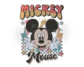 Mickey Mouse Vector SVG , clipart, eps, png, ai, pdf, Layered digital file