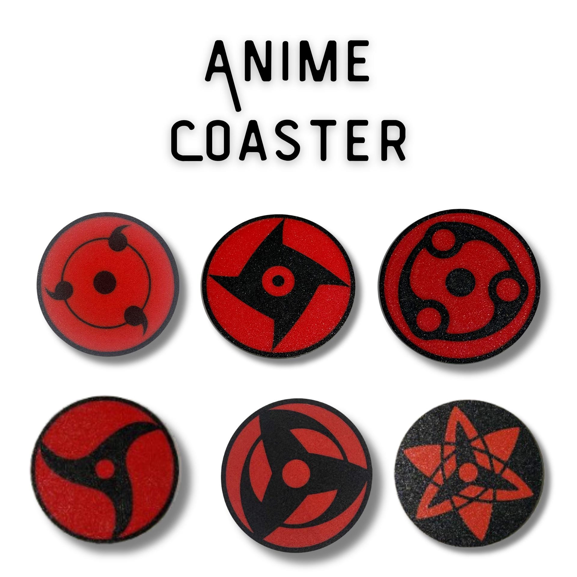 Naruto Coasters - Etsy