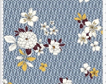 Challis Rayon Printed Lareina, Floral Fabric, Rayon Fabric, Dress Fabric, Sewing Fabric, Apparel Fabric