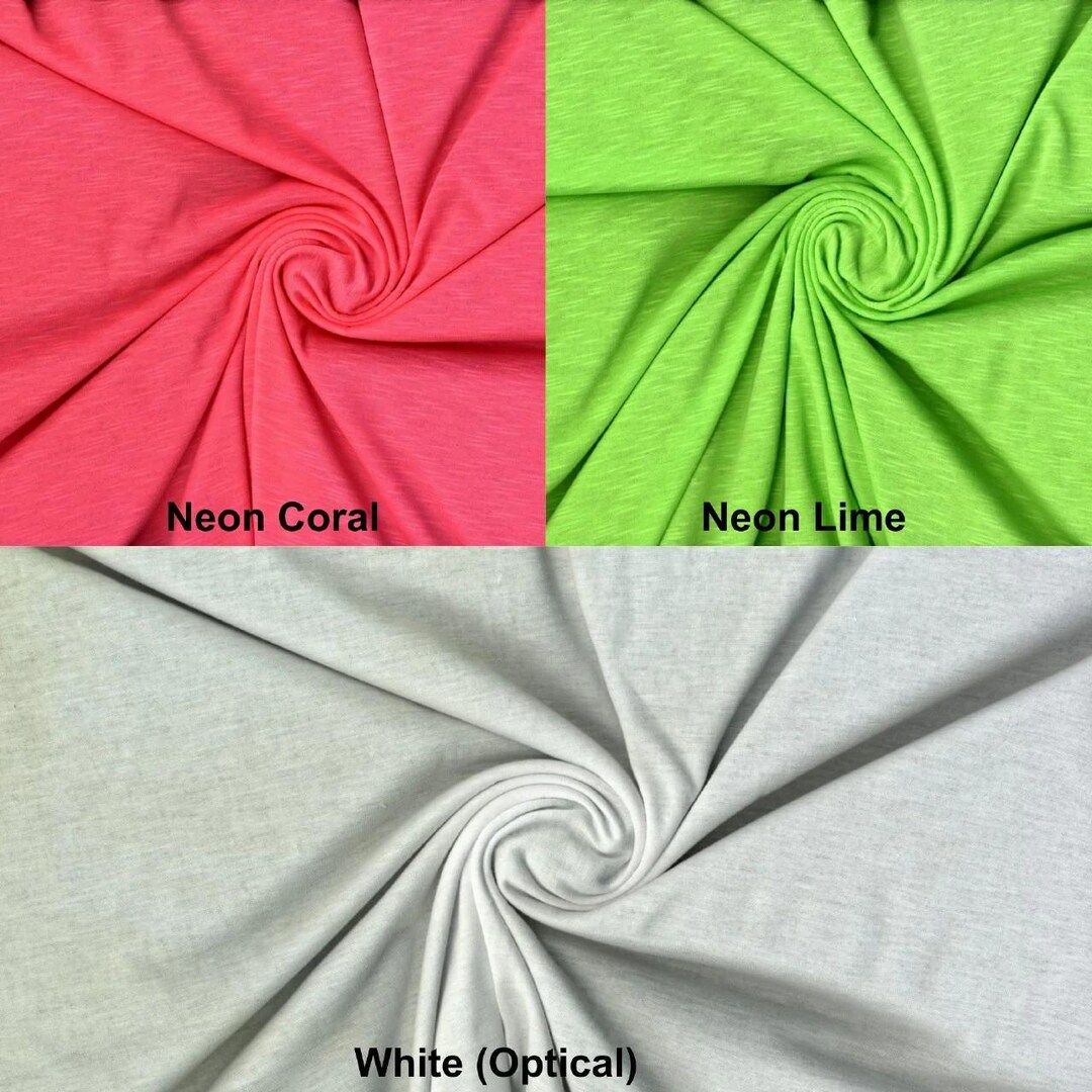 Jersey Slub Polyester Knit Fabric by the Yard - Soft Stretch Sewing ...