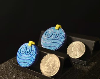 4pc - Katara Betrothal | Kandi | 3D Printed Bead | Desk Decor | Personalized Stationery | Rave