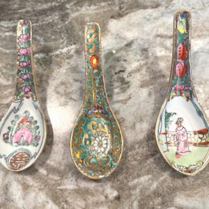 Antique Rose Famille Spoons
