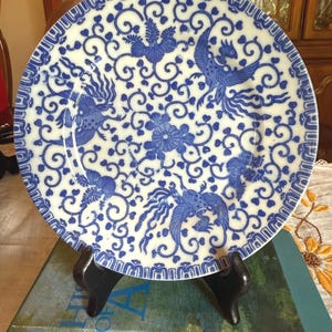 6.75&quot; Japanese &quot;Howo&quot; Blue and White