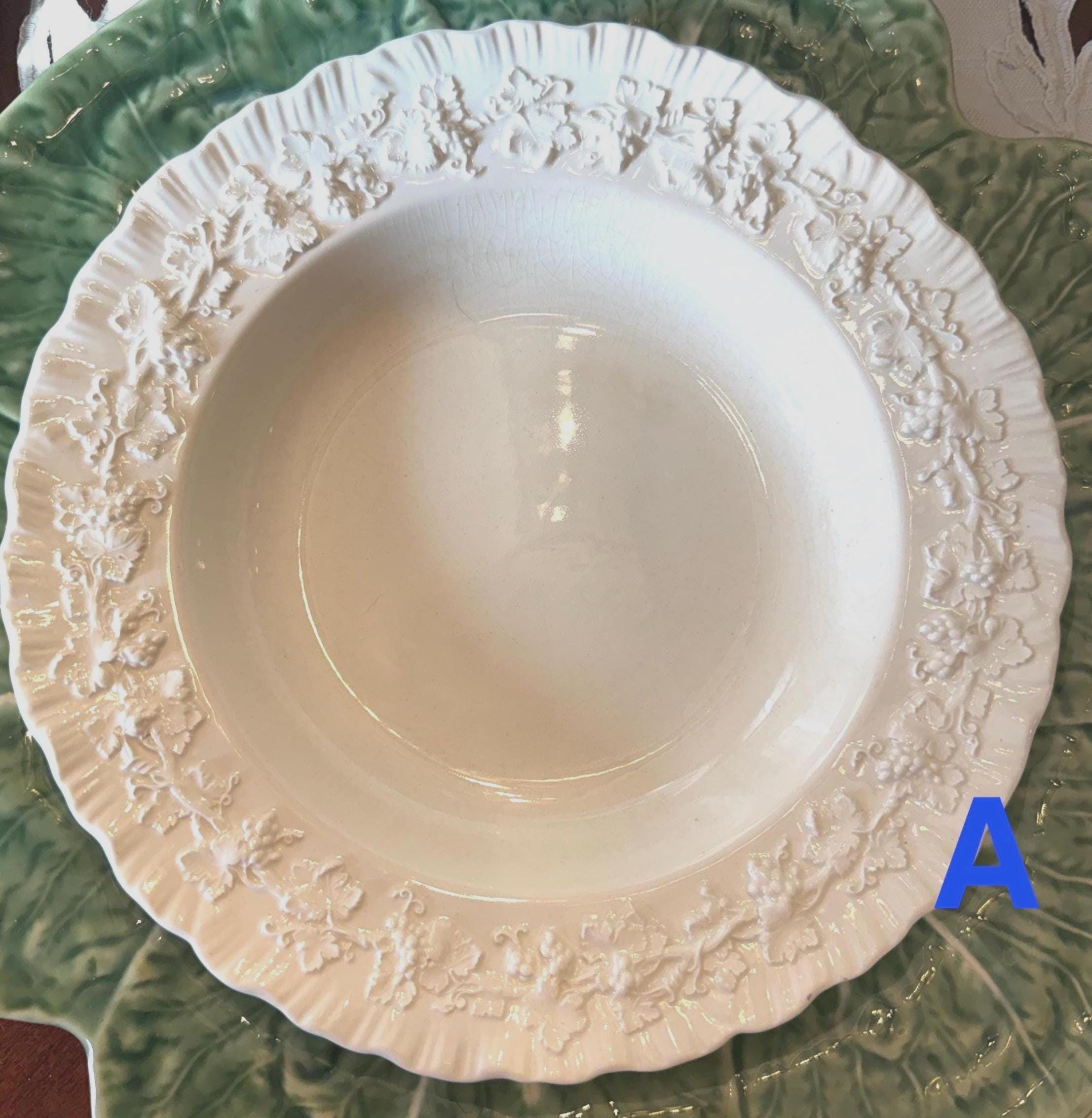 Wedgwood Embossed Queens Ware - Etsy Canada