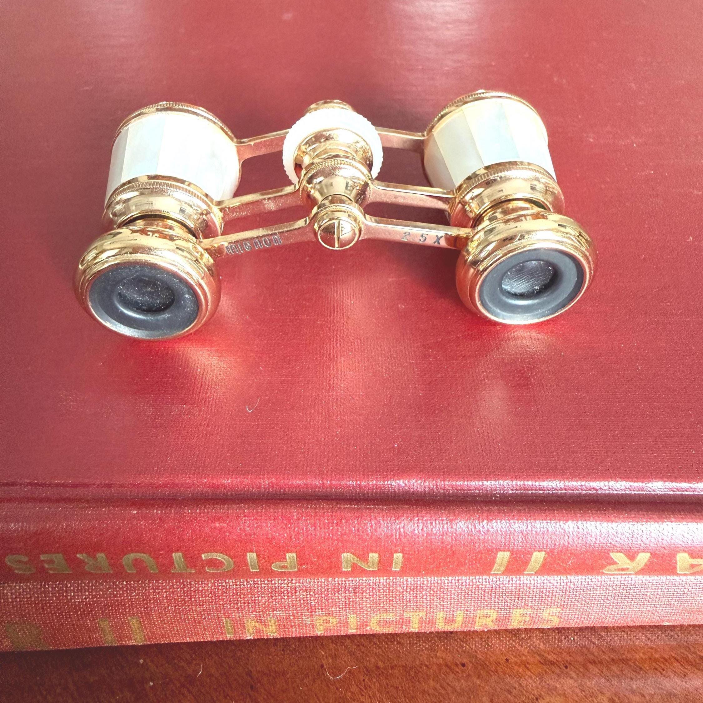 Vintage Mother of Pearl Opera Glasses Binoculars