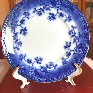 9&quot; Flow Blue Dinner Plate