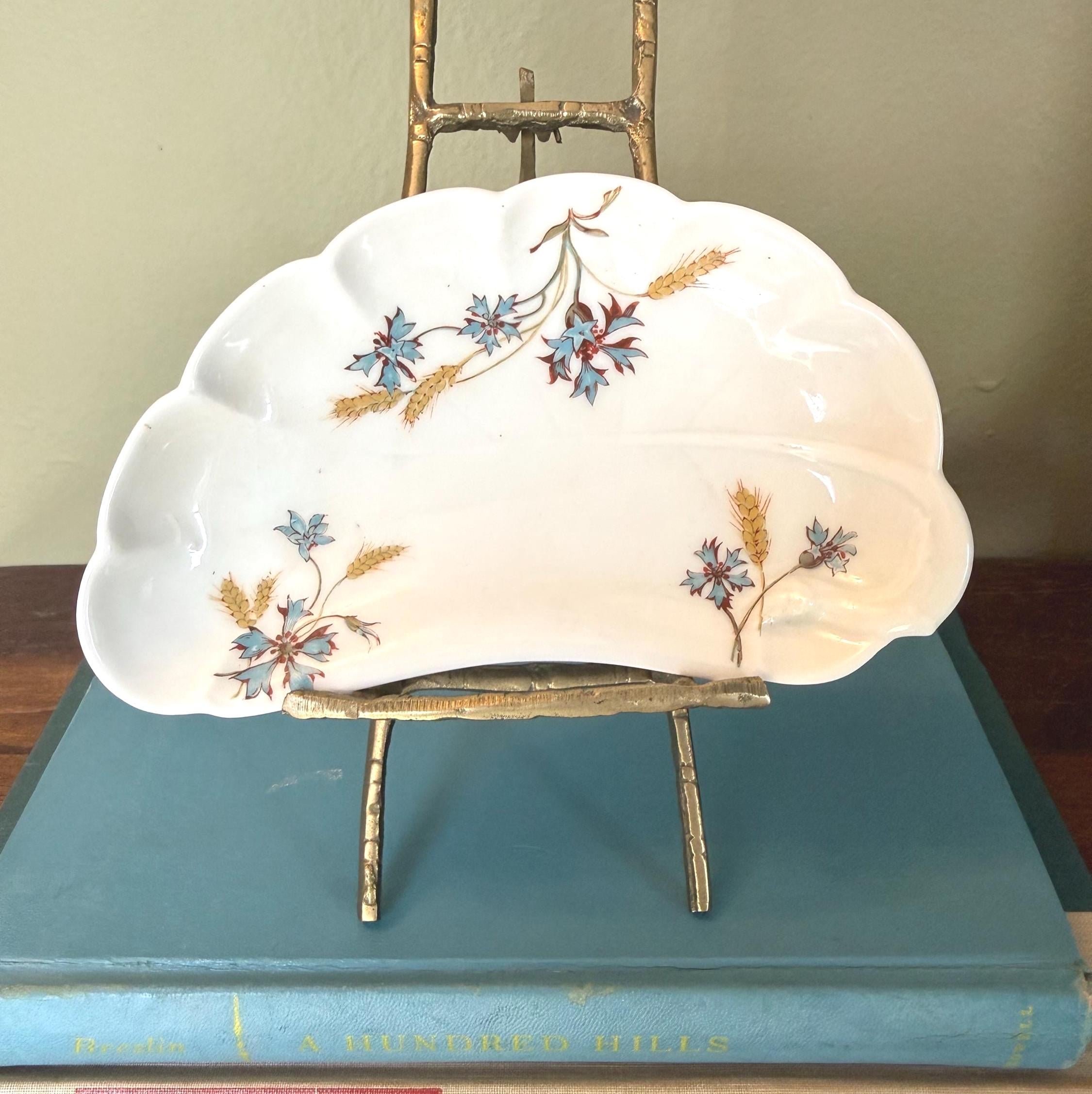 Limoges blue cornflower - Etsy 日本