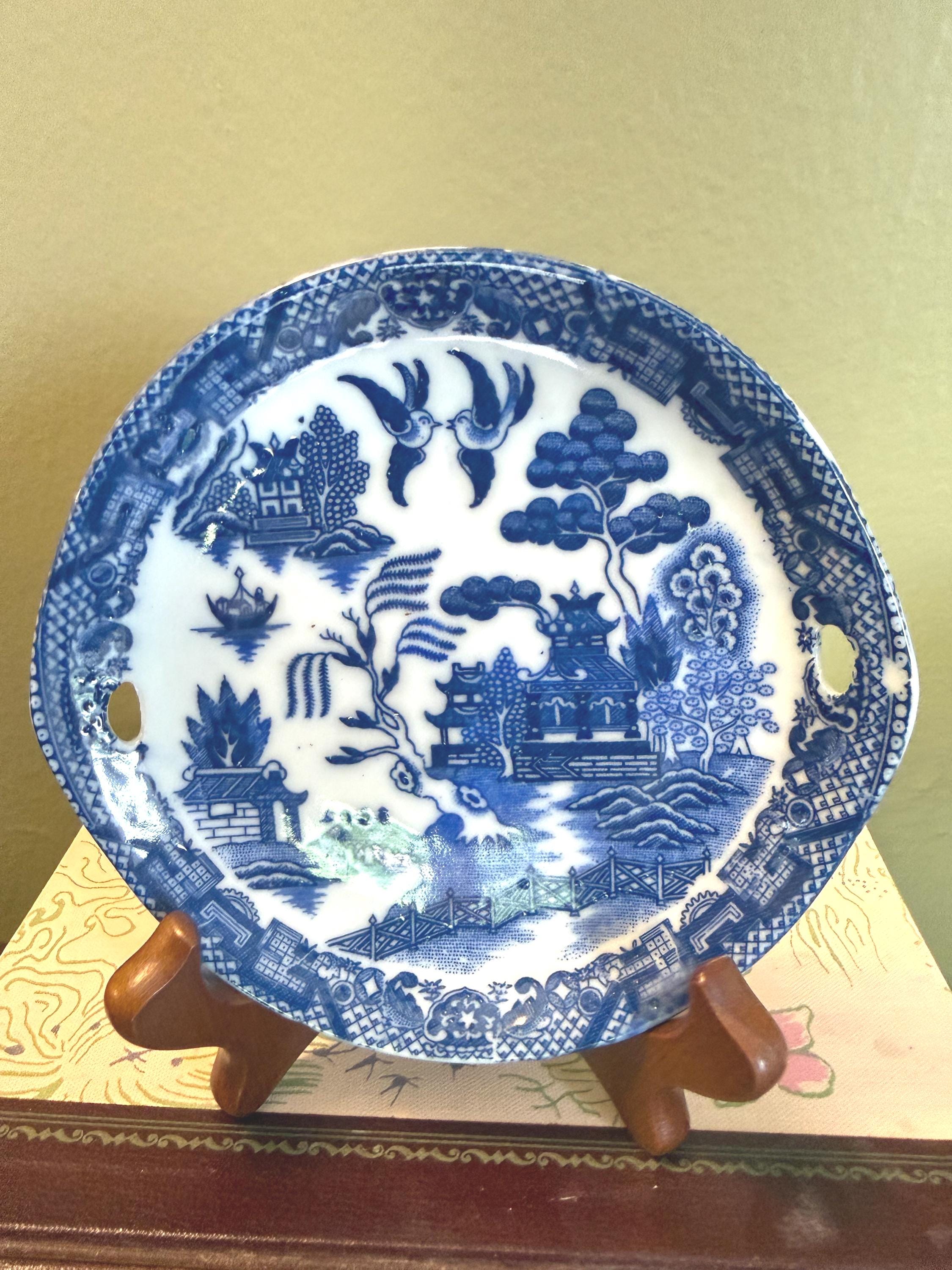Antique willow dish - Etsy 日本