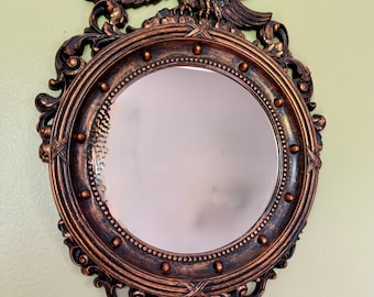 Vintage Dart Industries Coppercraft Federal Eagle Wall Mirror