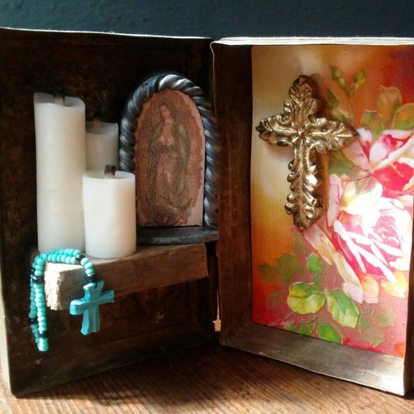 Guadalupe Rose Altar Handmade by alaVintage on Etsy