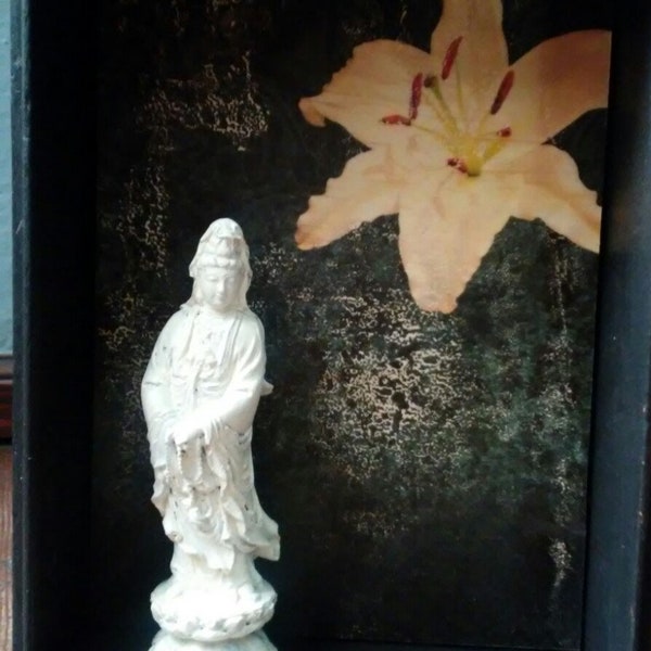 Quan Yin Lily Altar by à la Vintage on Etsy