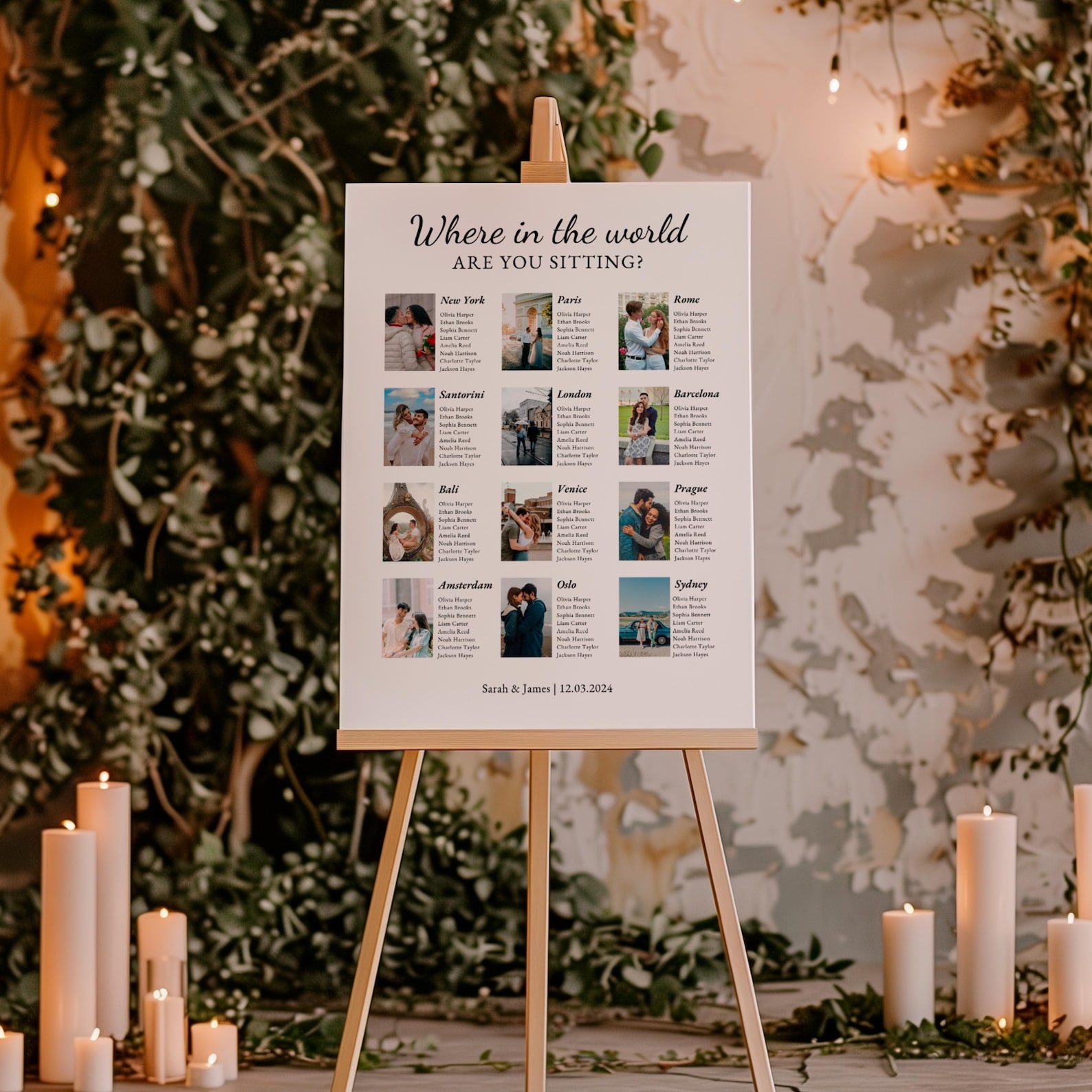 Travel Theme Wedding Seating Plan Template, World Map Table Plan Ideas ...