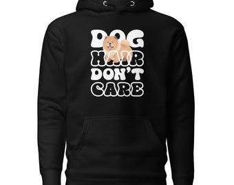 Chow-Chow-Hundehaare Pflegen nicht | Flauschiges Hunde-Liebhaber-Sweatshirt | Entzückende Bärenwelpe Geschenk | Gemütlicher Hund Mama Papa Hoodie | Chow Rasse Bekleidung