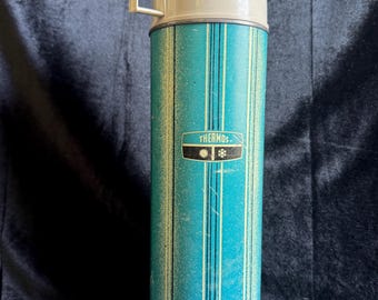 1969 Vintage Blue King Seeley Thermos