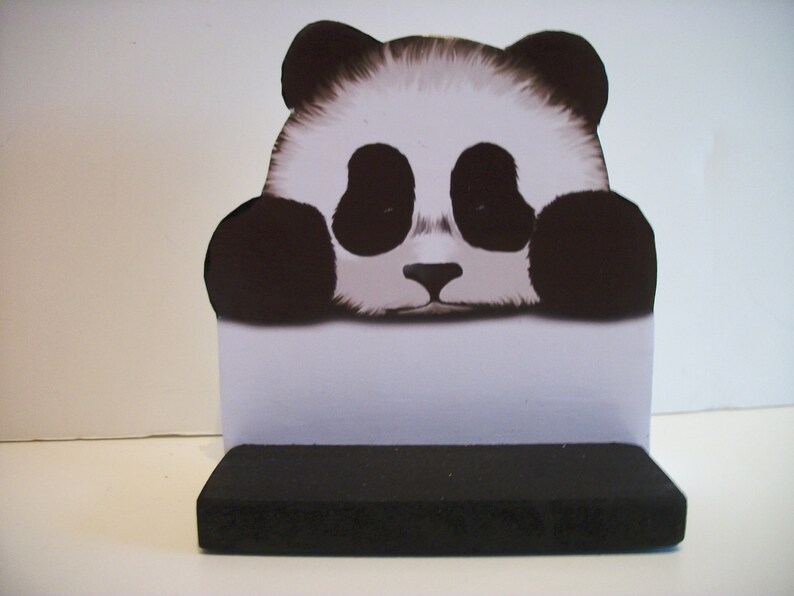 Panda Bear Calendar Perpetual Wood Block Calendar Etsy