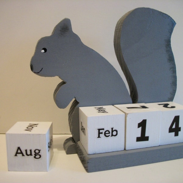 Squirrel Calendar - Etsy