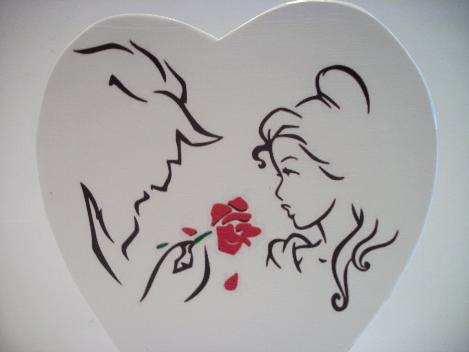 Beauty and the Beast Inspired Calendar Perpetual Wood Block - Etsy