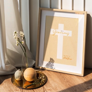 The Gospel of Matthew | Christian Home Decor | Digital Download